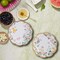 12 Count Truly Fairy Scalloped Paper Dessert Plates Assorted Designs 6 3/4 Inch